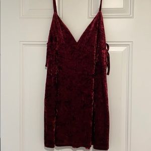 Tobi Velour Cami Shift Dress